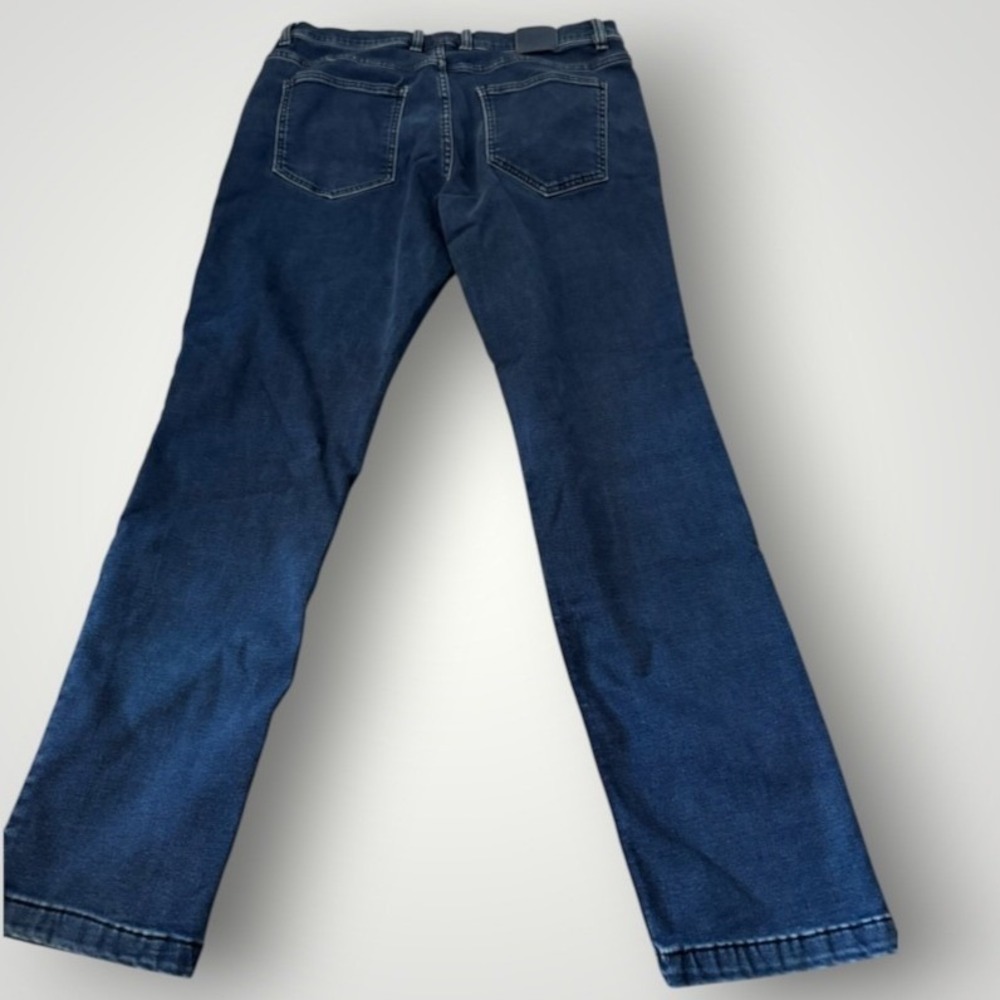 Mugsy Softies Studio Blues Jeans Men 34x30 Blue Slim Straight Stretch Comfort